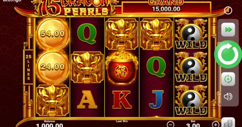 Play in 15 Dragon Pearls: Hold and Win slot online from Booongo for free now | www.tm183.com