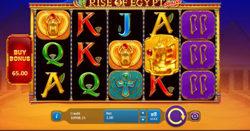 Play in Rise of Egypt: Deluxe slot online from Playson for free now | www.tm183.com